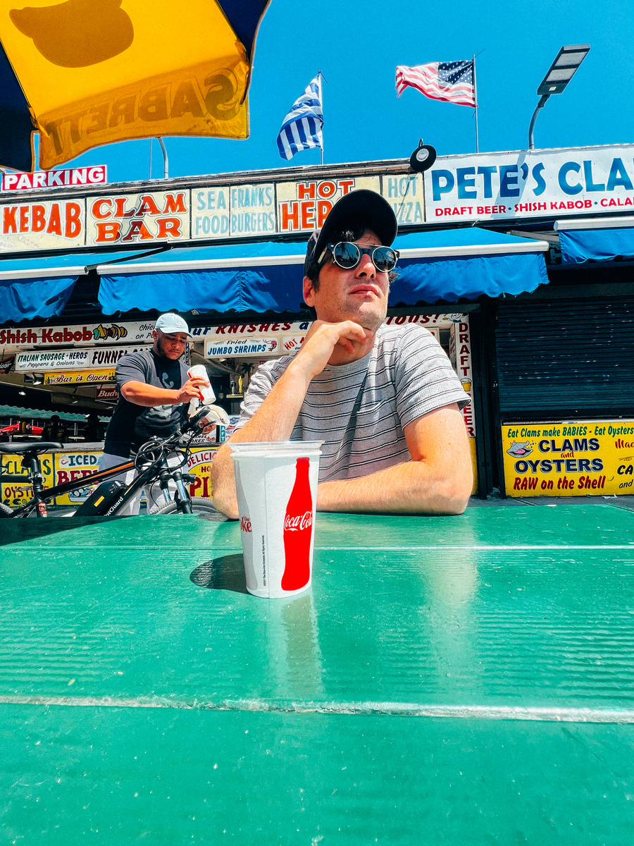 Gage Salzano at Coney Island